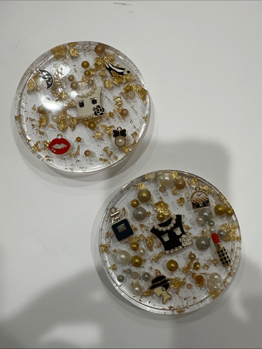 Fashion resin coasters (2)
